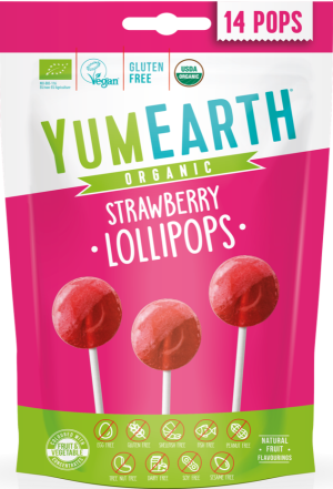 YumEarth Lizaki Truskawkowe - 14 sztuk