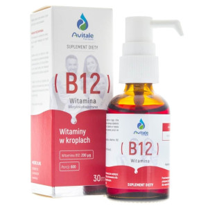 Avitale Witamina B12 200 µg w kroplach - 30 ml