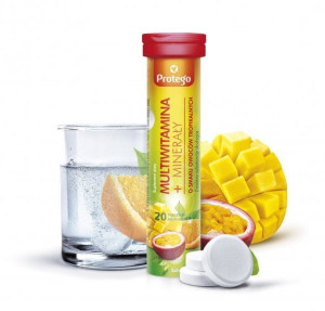 Protego Multiwitamina+Minerały - 20 tabletek musujących