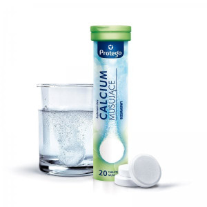 Protego Calcium Musujące - 20 tabletek musujących