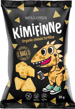 McLloyd's Kimifinne Chrupki kukurydziane nachos serowe bezglutenowe bio 30 g