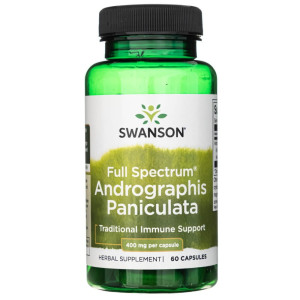 Swanson Full Spectrum Andrographis Paniculata 400 mg - 60 kapsułek