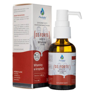Avitale Witamina D3 Forte 4000 IU w kroplach - 30 ml