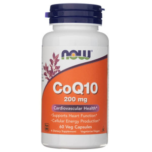 Now Foods Koenzym Q10 (CoQ10) 200 mg - 60 kapsułek