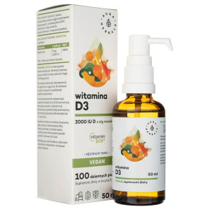 Aura Herbals Witamina D3 2000IU Vegan - 50 ml