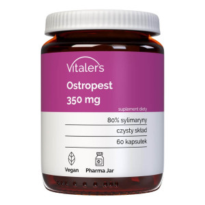 Vitaler's Milk Thistle (Ostropest plamisty) 350 mg - 60 kapsułek