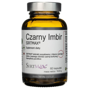 Kenay Czarny Imbir Sirtmax - 60 kapsułek
