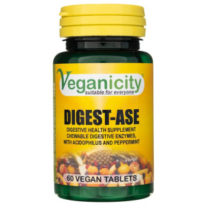 Veganicity Digest-Ase (Enzymy trawienne) - 60 tabletek