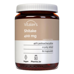 Vitaler's Shiitake (Twardnik japoński) 400 mg - 60 kapsułek