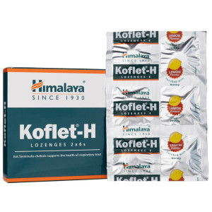 Himalaya Koflet-H cytryna - 12 pastylek do ssania