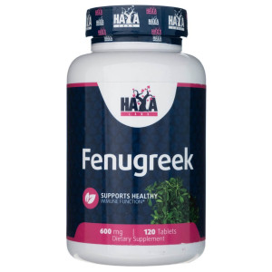 Haya Labs Fenugreek (Kozieradka) 600 mg - 120 tabletek