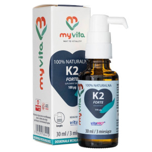 MyVita Naturalna Witamina K2 Forte 100 mcg - 30 ml