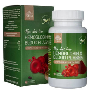 Pokusa RawDietLine Hemoglobina i Osocze - 120 tabletek