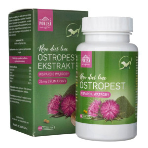 Pokusa RawDietLine Ostropest ekstrakt - 120 tabletek