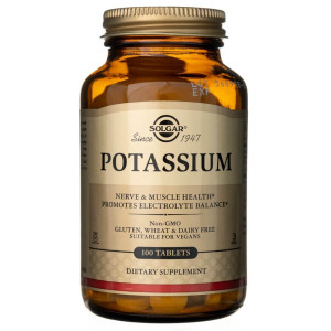 Solgar Potas (Glukonian potasu) - 100 tabletek