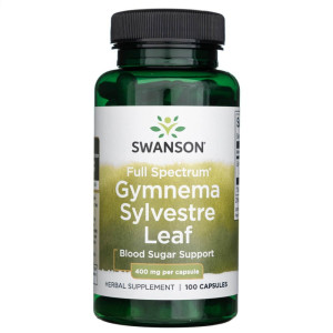 Swanson Gymnema Sylvestre 400 mg - 100 kapsułek