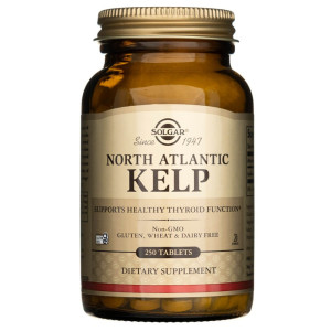 Solgar Północnoatlantycki Kelp (Jod)  200 mcg - 250 tabletek