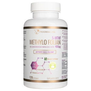 Progress Labs Kwas foliowy Methylo Folian 400 µg - 120 kapsułek