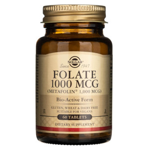 Solgar Foliany 1000 mcg - 60 tabletek