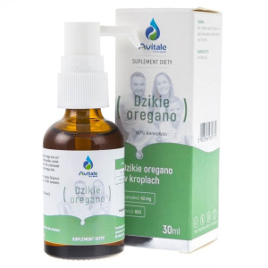 Avitale Dzikie oregano w kroplach (90% karwakołu) - 30 ml