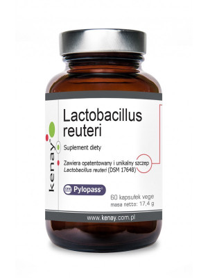 Kenay Lactobacillus reuteri Pylopass - 60 kapsułek