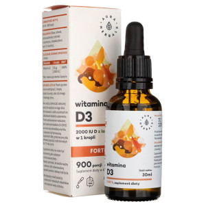 Aura Herbals Witamina D3 Forte w kroplach - 30 ml