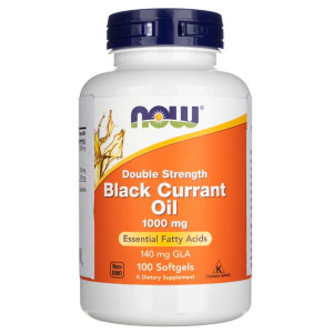 Now Foods Black Currant Oil (Olej z czarnej porzeczki) 1000 mg - 100 kapsułek