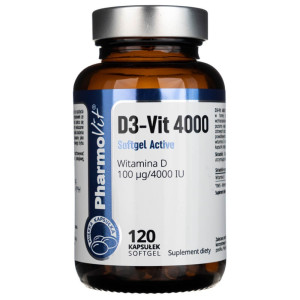Pharmovit Witamina D3 4000 IU - 120 kapsułek