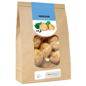 MycoMedica Suszone grzyby Hericium Soplówka jeżowata - 100 g