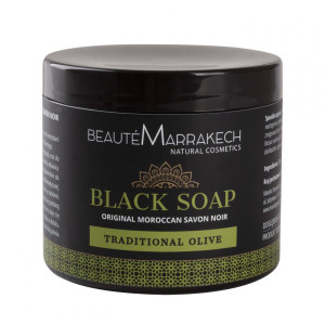 Beaute Marrakech Naturalne czarne mydło oliwne Savon Noir - 200 g