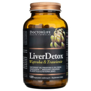 Doctor Life LiverDetox Wątroba i Trawienie - 120 kapsułek