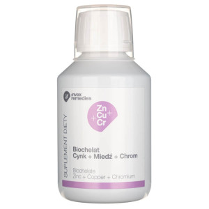 Invex Remedies Zn+Cu+Cr (Cynk+Miedź+Chrom) w płynie - 150 ml