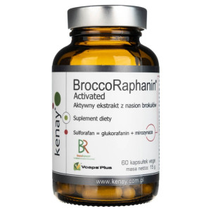 Kenay BroccoRaphanin Activated Aktywny ekstrakt z nasion brokułów - 60 kapsułek