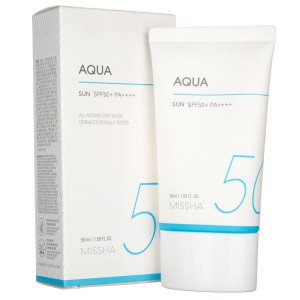Missha Krem przeciwsłoneczny All-Around Safe Block Aqua Sun SPF50+/PA++++ - 50 ml