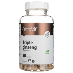 OstroVit Triple Ginseng - 90 kapsułek