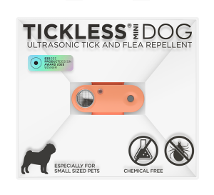 TickLess Pet Mini Ultradźwiękowa ochrona przed kleszczami - Hot Peach