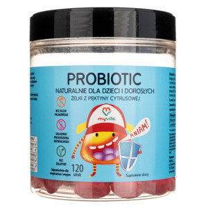 MyVita Probiotic Naturalne żelki dla dzieci i dorosłych - 120 żelek