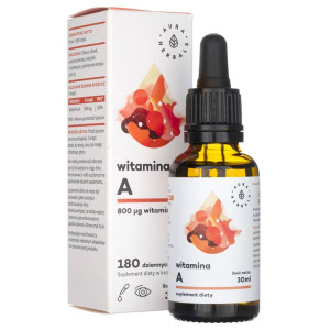 Aura Herbals Witamina A w kroplach - 30 ml