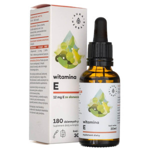 Aura Herbals Witamina E w kroplach - 30 ml