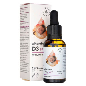 Aura Herbals Witamina D3 Baby 400 IU w kroplach - 30 ml