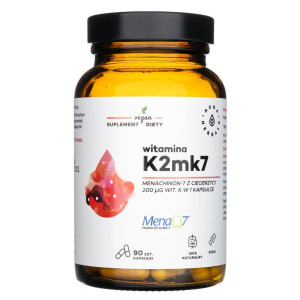 Aura Herbals Witamina K2mk7 200 µg - 90 kapsułek