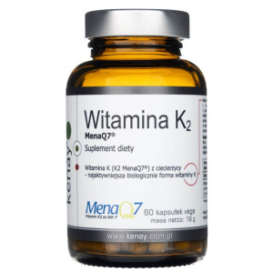 Kenay Witamina K2 Mena Q7 z ciecierzycy - 60 kapsułek
