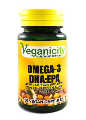 Veganicity Omega-3 500 mg - 60 kapsułek