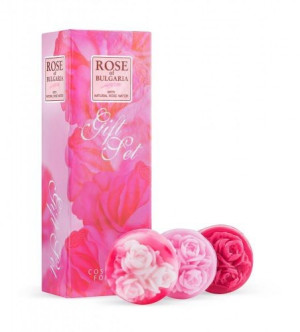 BioFresh Rose of Bulgaria Zestaw mydełek różanych - 3x30 g