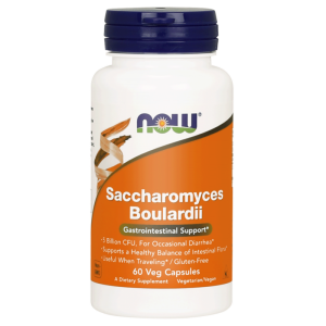Now Foods Probiotyk Saccharomyces Boulardii - 60 kapsułek