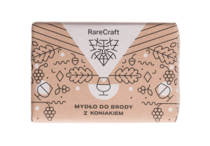 RareCraft Mydło do brody z koniakiem - 110 g