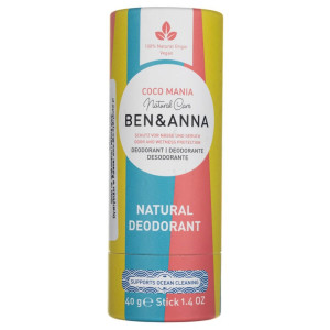 Ben&Anna Dezodorant na bazie sody Coco Mania - 40 g