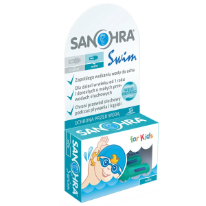 Sanohra Swim Zatyczki do uszu Dla dzieci - 1 para