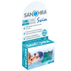 Sanohra Swim Zatyczki do uszu dla dorosłych - 1 para