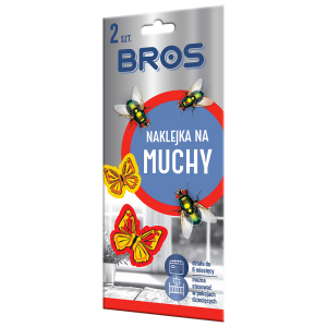 Bros Naklejka na muchy - 2 sztuki
